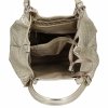 Stylowa Torebka Skórzana Shopper Bag Złota